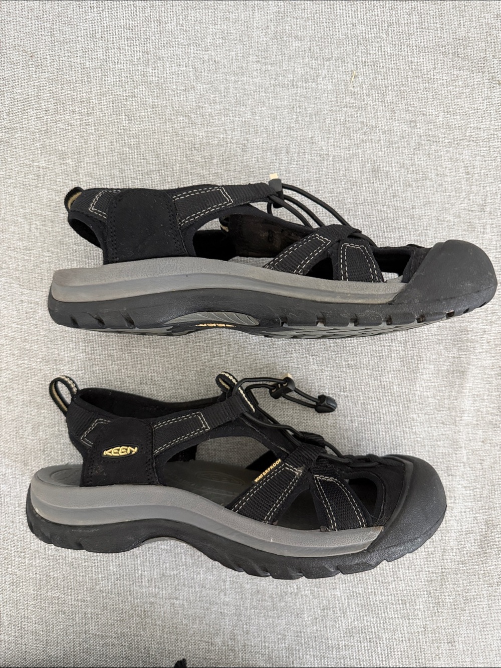 Keen Black and Gray Closed-Toe Sport Sandals - Picture 3 of 8